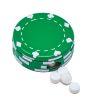 Custom Poker Chip Mint Tin Green